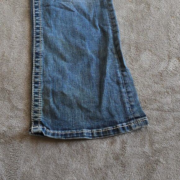 Miss Me Signature Bootcut Jeans Embellished Wings Distressed Women’s 26 - Picture 2 of 9